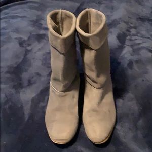Suede Grey Boots